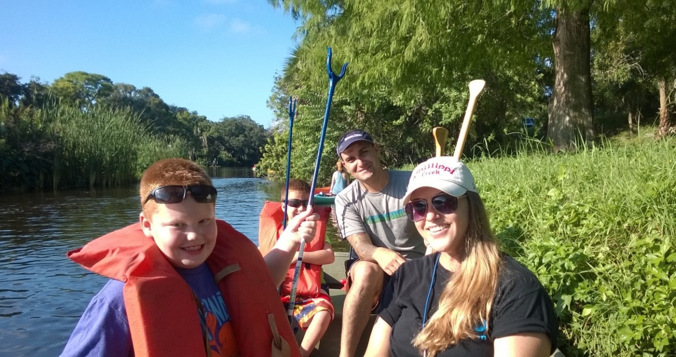 2015 Phillippi Creek Cleanup John Boat Team