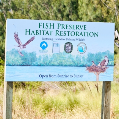 Sign at FISH Preserve